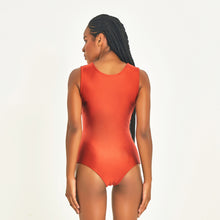 Lade das Bild in den Galerie-Viewer, Model Back: Uv Line Badeanzug Mirela Ferrugem Upf50+
