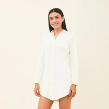 Lade das Bild in den Galerie-Viewer, Image 02: Uv Line Hemdblusenkleid Shirtdress Copenhagen Offwhite Upf50+

