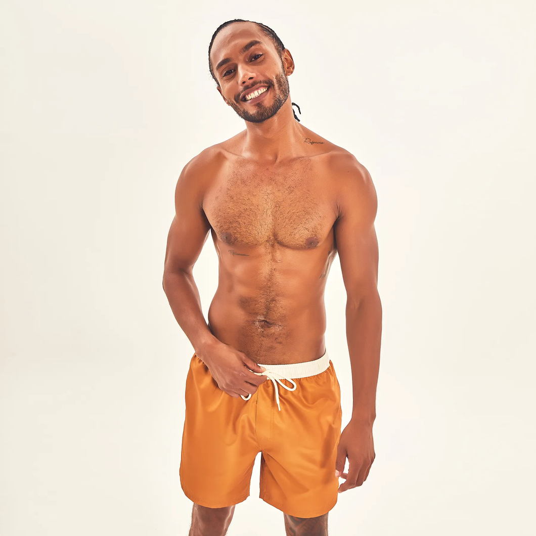 Gallery: Uv Line Bermuda-Shorts Shorts Boxer Ocre Upf50+