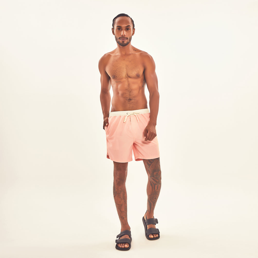 Model Front: Uv Line Bermuda-Shorts Shorts Boxer Rose Upf50+