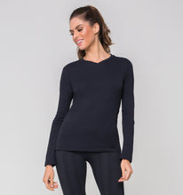 Lade das Bild in den Galerie-Viewer, Image 02: Uv Line Fitness-Top Sport Fit Preto Fem
