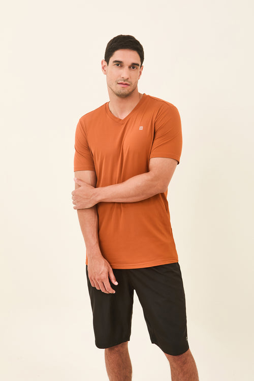 Gallery: Uv Line T-Shirts Für Herren T-Shirt Sport Fit Caramelo Upf50+