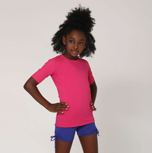 Lade das Bild in den Galerie-Viewer, Camiseta Kids Uvpro Mc Pink UPF50+
