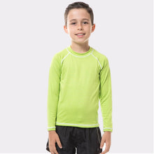 Lade das Bild in den Galerie-Viewer, Kids FPU50+ UV Colors Long Sleeve T-Shirt Apple Green Uv
